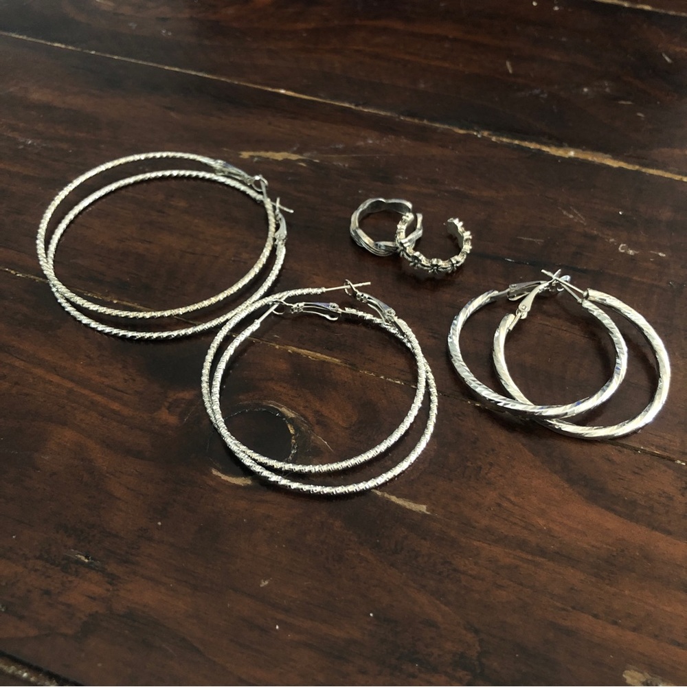 Silver jewelry set
